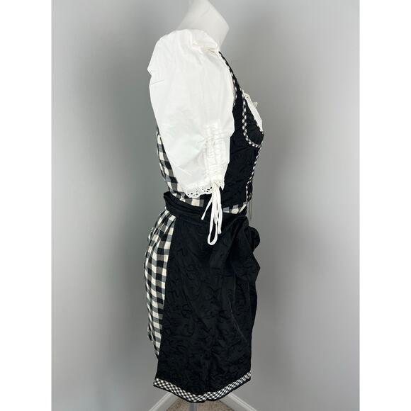 Rose Trachten Women's Oktoberfest Dirndl Dress and Apron EU 36/USA 4 - Picture 3 of 12